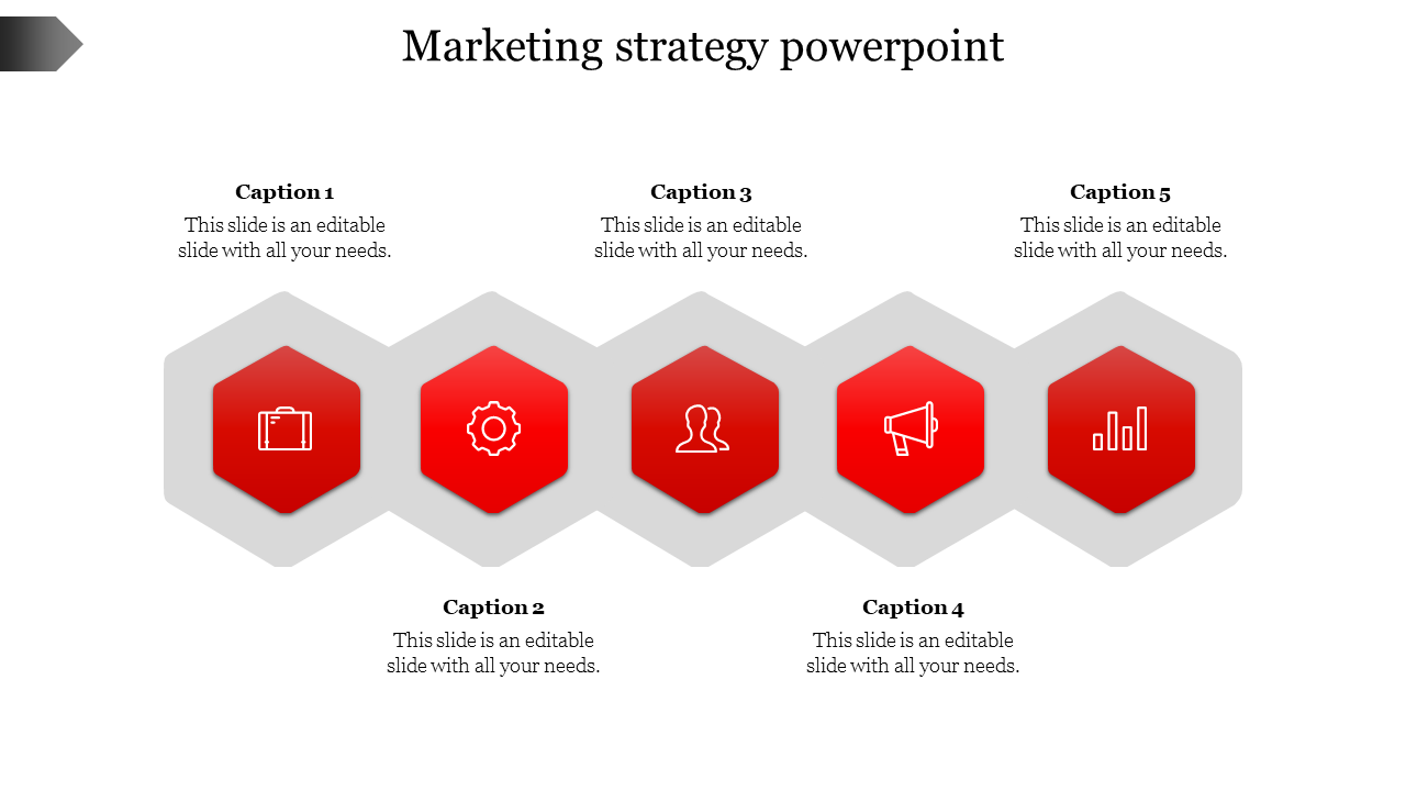 marketing strategy powerpoint-5-Red